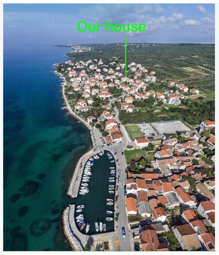 Apartman Lipotica Diklo Zadar Exterior foto